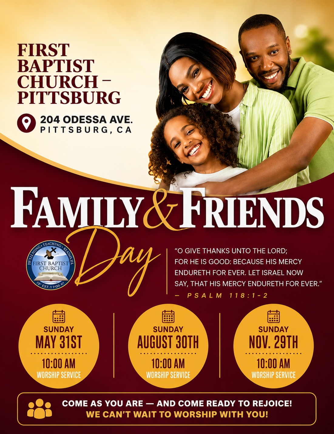Family & Friends Day